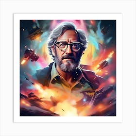 Man With A Gun Art Print