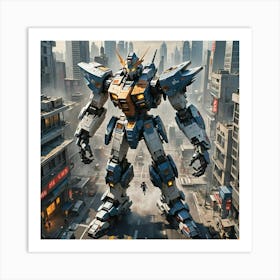 Gundam 00 Art Print