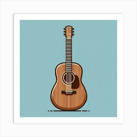 Acoustic Guitar 7 Art Print