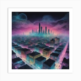 Cityscape 3 Art Print