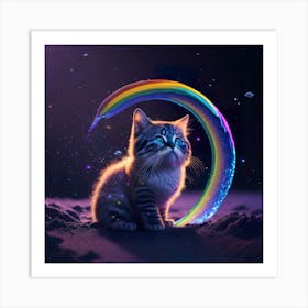 Cat Galaxy (98) Art Print