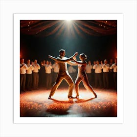 Tango Dancers 2 Art Print