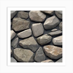 Realistic Stone Flat Surface For Background Use Trending On Artstation Sharp Focus Studio Photo (4) Art Print