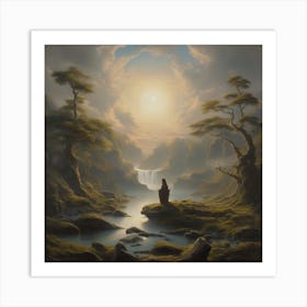 Sun worship Art Print