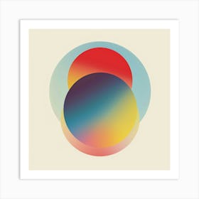 Circle Of Color 1 Art Print