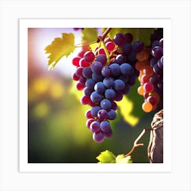 Grapes On The Vine 35 Art Print