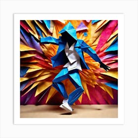 Origami Dancer 118 Art Print