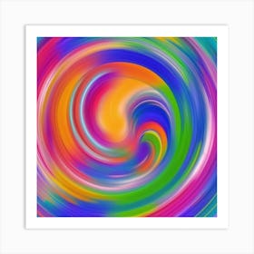 Big Girth Swirl Art Print