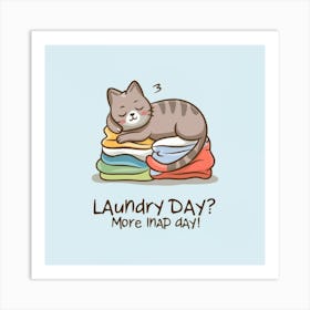 Laundry Day Art Print