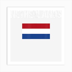 Netherlands Dutch Flag Women Youth Kids Art Print