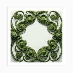 Fern Wreath Art Print