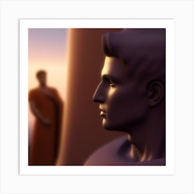 Portrait Of A Man 3 Art Print