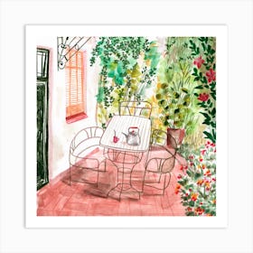 Patio Table And Chairs 1 Art Print