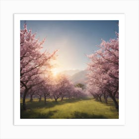 Blossom Grove Art Print