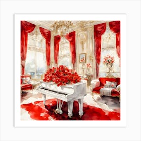 The Red Room Art Print