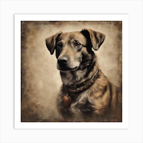 Dog Portrait 1 Art Print