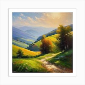 Russian Landscape Painting 2 Art Print