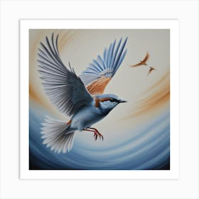 Bird In Flight 1 Art Print