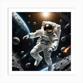 Stardust Dreams: A Moment in Space Art Print