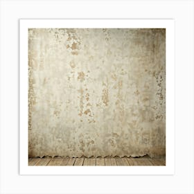 Ancient Pattern Wallpaper Featuring Clean Empty Sheets Blanketed Across A Wall Mimicking Aged Card (5) Art Print