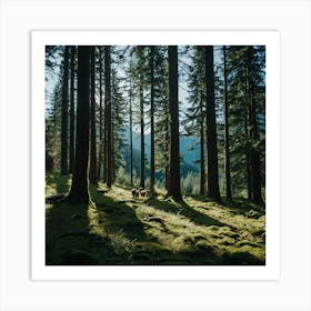 Spruce Forest Art Print