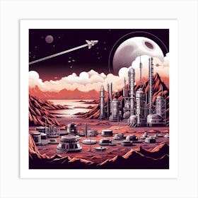 Space City Art Print