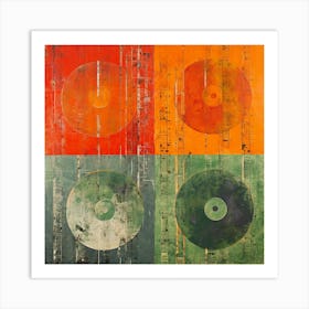 CD Discs Art Print