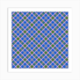 Plaid Fabric 29 Art Print