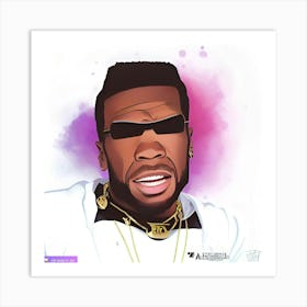 50 cent Art Print