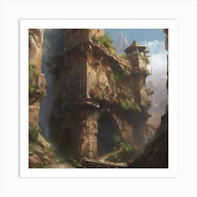 Fantasy Castle 79 Art Print