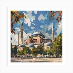 Blue Mosque 4 Art Print