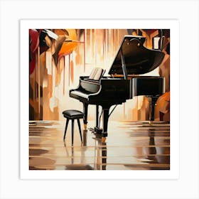 Grand Piano Art Print