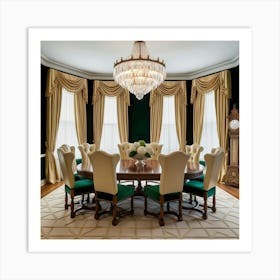 Formal Dining Room Art Print