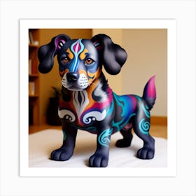 Dog Body Art Print Art Print