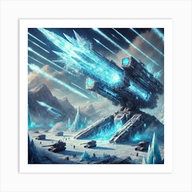 Crystal Storm Art Print