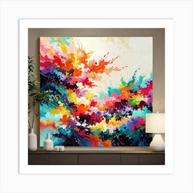 Abstract Painting 1128 Art Print