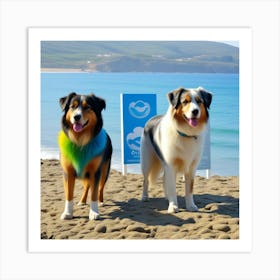 Perros En Concurso Art Print