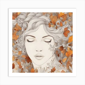 Autumn Leaves Art Print