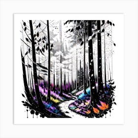 Forest Path 31 Art Print