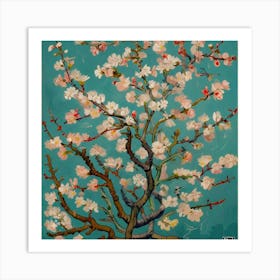 Blossoming Almond Tree Art Print