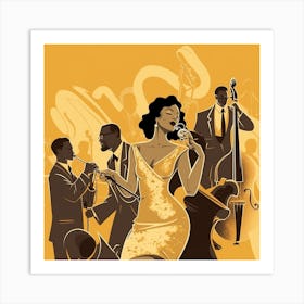 Jazz Music 7 Art Print