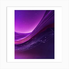 Purple Galaxy Wallpaper Art Print