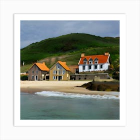 House On The Beach Art Print