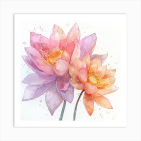 Lotus5 Art Print