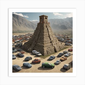 Pyramid Of Taos Art Print