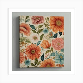 Blooms Canvas Wall Decor 0 Art Print