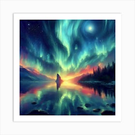 Aurora S Symphony 10 Art Print