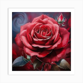 Red Rose 14 Art Print