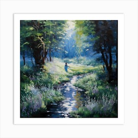 Dreamweaver's Palette: Secluded Symphony 1 Art Print