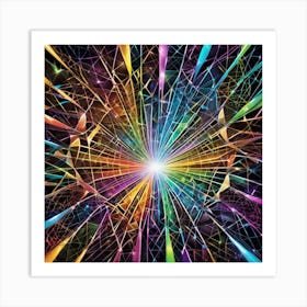 Rainbow Burst 1 Art Print